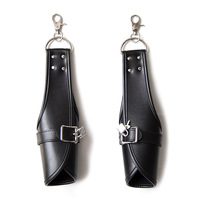 Menottes en cuir artificiel, verrou de chasteté pour porte, menottes sexuelles, dispositifs de bondage BDSM, pour usage adulte, fabriqué en Chine/Guangxi