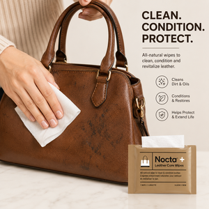 Lingettes de nettoyage et d'entretien du cuir de luxe OEM pour sacs à main, portefeuilles, ceintures, chaussures – Nettoyage en profondeur, restauration de la couleur, prévention des fissures - Product Image 2