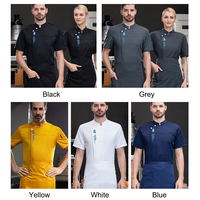 Vêtements de travail d'été pour chef de restaurant, uniforme de restauration à manches courtes pour hôtel, pâtisserie, cuisine occidentale