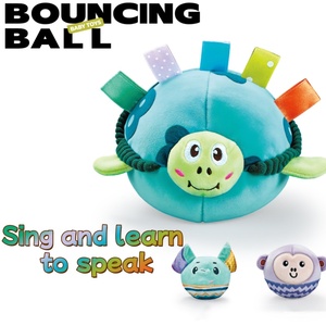 Juguete de Pelota Saltarina Electrónica con Música y Sonido, Pelota de Peluche Desmontable para Niños - Product Image 1