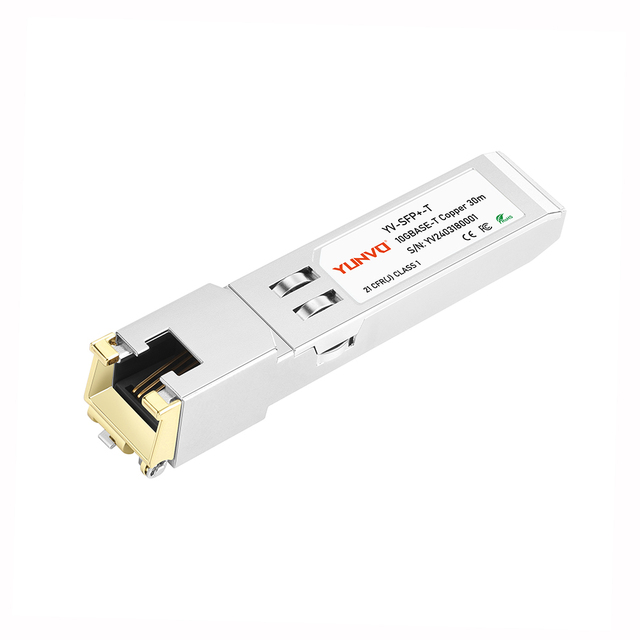XZSNET 10GBASE-T SFP RJ45 Fiber Optic Transceiver 10G Ethernet Module 1 Year Warranty Compatible with Various Brands 1 Pack