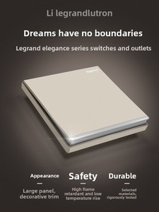 <span class=keywords><strong>Prise</strong></span> Murale Yijing Milan Or 16A pour Climatiseur, <span class=keywords><strong>Prise</strong></span> de Courant à Cinq Trous <span class=keywords><strong>avec</strong></span> <span class=keywords><strong>Interrupteur</strong></span>, Matériau PC, Emballage Inclus - Product Image 2