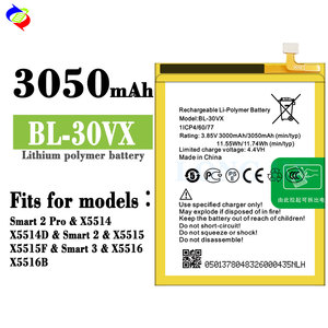 Baterai Ponsel 3050mAh BL-30VX X5514 untuk Infinix Smart 2 Pro Baterai Isi Ulang - Product Image 2
