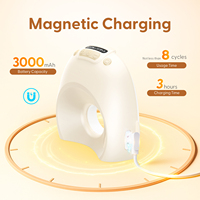 Extractor de Leche Materna Eléctrico, Manos Libres, Portátil, Control por Aplicación Inteligente, Ultrafino, Invisible, Recargable, Esenciales para la Postparto