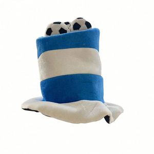 Sombrero de Fiesta Personalizado para Niños Fanáticos del Fútbol, Colorido, Disfraz de Carnaval, para Eventos Deportivos, Bailes, Celebraciones en Discotecas - Product Image 1