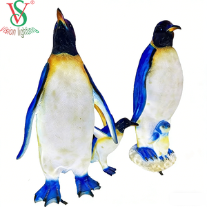Escultura de pingüino 3D IP65 personalizada luces con motivos decorativos para paisaje al aire libre para decoraciones navideñas - Product Image 1