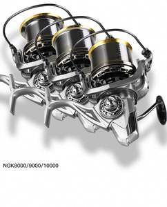 Moulinet Spinning NGK 17+1BB en Nylon et Alliage d'Aluminium, Bobine 8000-14000, Frein Max 18kg, Ratio 4.8:1, Pêche Lac Rivière Ruisseau, Gauche - Product Image 6