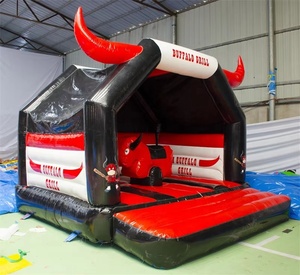 Arène de jeu gonflable thème western 5x4m avec <span class=keywords><strong>taureau</strong></span> mécanique, équipement gonflable <span class=keywords><strong>d</strong></span>'extérieur pour la location et les événements - Product Image 2