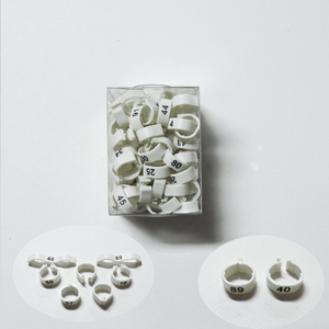 Luxe duivenringen, kleurrijke beenbanden van duurzaam en herbruikbaar plastic, voor alle seizoenen, groothandel duivenartikelen. - Product Image 2