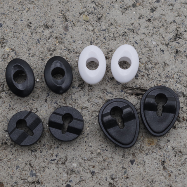 N-stock Plastic Eyelets Supply High-quality Black Plastic Clothing Eyelets for Outdoor Clothing Decoration Accessories