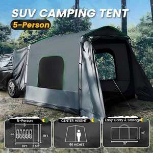 Tente de camping familiale extérieure imperméable pour les voyages et les campouts - Product Image 6