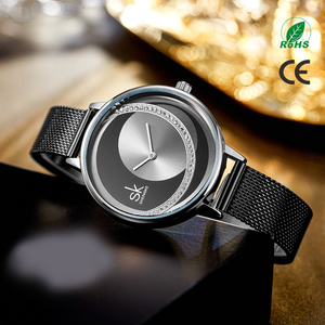 Reloj SINOBI de lujo y elegancia para mujer, listo para enviar, en stock, envío rápido, correa de malla, correa de cuero, reloj de cuarzo para damas. - Product Image 2