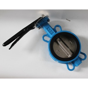 Vanne papillon Longyao Shuangyong en fonte ductile avec revêtement en caoutchouc, type à poignée, pour applications d'eau basse pression - Product Image 1