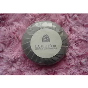 Savon rond jetable transparent de qualité supérieure, <span class=keywords><strong>prix</strong></span> abordable, écologique, pour hôtel/voyage, 20 grammes, savon de bain de luxe pour hôtel - Product Image 4