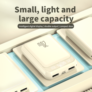 แบตสำรองมือถือใหม่ 10000MAH PD20W พร้อมสายชาร์จ 4 เส้นในตัว ชาร์จเร็วสุดสำหรับ iPhone Mini แบตสำรองพกพาความจุสูง - Product Image 6