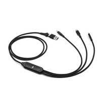Cable de Carga USB-C Multifuncional 6 en 1 con Luz Nocturna y Logotipo Iluminado para Regalos Promocionales Corporativos, Accesorios para Teléfono