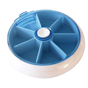 Factory Price Round AM/PM Medicine Organizer <strong>Pill</strong> <strong>Box</strong> Weekly <strong>Pill</strong> Storage Cases for Efficient <strong>Pill</strong> Management - Product Image 3