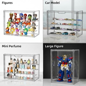 Boîte de rangement transparente en plastique anti-poussière et écologique pour figurines et boîtes mystères, facile à assembler, vente en gros - Product Image 4