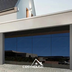 <span class=keywords><strong>Porte</strong></span> <span class=keywords><strong>de</strong></span> <span class=keywords><strong>garage</strong></span> basculante en aluminium <span class=keywords><strong>sur</strong></span> <span class=keywords><strong>mesure</strong></span>, monobloc, <span class=keywords><strong>motorisée</strong></span>, à simple panneau, pour villa moderne - Product Image 6