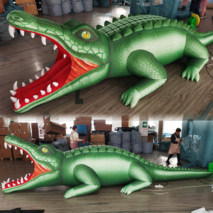 Tùy chỉnh Inflatable loài bò sát, Inflatable phim hoạt hình cá sấu - Product Image 2