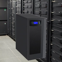 UPS Online 10KVA 8KW Baterai Asam Timbal 192V Gelombang Sinus Murni 220V 50Hz Fase Tunggal Konversi Ganda UPS Frekuensi Tinggi
