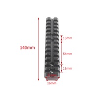 Sistema de Base Picatinny de Liberación Rápida Ligero con Abrazadera de Doble Cara, Hecho a Medida, de Ingeniería de Precisión, Duradero y Multifuncional para Entrenamiento Táctico
