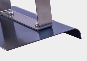 Déligneuse à main en béton de qualité industrielle en acier bleu 152x152mm avec OEM personnalisable de rayon de 19mm pris en charge - Product Image 4