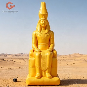 <span class=keywords><strong>Bouddha</strong></span> Pharaon <span class=keywords><strong>Gonflable</strong></span> Géant pour Décoration d'Événements d'Entrée de Temple – Pharaon Égyptien Ancien <span class=keywords><strong>Gonflable</strong></span> Doré du Bouddhisme - Product Image 1