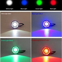 Lampe de photographie LED multicolore rechargeable en alliage d'aluminium avec rotation à 360° pour portrait et éclairage d'appoint