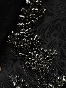 シングルブレストラインストーンメンズスーツ3ピース高級セットジャケットベストパンツ手作りビーズウェディング新郎フォーマルウェア - Product Image 3