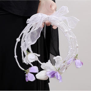 DIY لمسة حقيقية فاخرة زفاف أنيق الأوروبي كالا زنبق لوتس لؤلؤ ، قوس جميل - Product Image 1