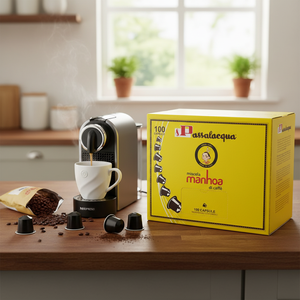 100 Cápsulas de Mezcla Passalacqua Manhoa Compatibles con Nespresso para Cafeteras de una Sola Taza, 0.17 g/Cápsula - Product Image 3