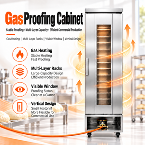 YOSLON Gewerblicher 16-Fach Gas-Gärungsschrank, Gas-Gärmaschine für Brot- und Gebäckproduktion - Product Image 1