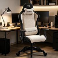 Chaise de jeu en cuir PU à dossier haut, prix d'usine, chaise de bureau ergonomique avec support lombaire, vente en gros