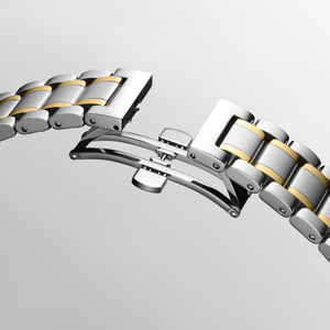 Reloj de pulsera elegante con marcadores de diamantes, indicador de fecha, reloj informal de negocios, correa de acero inoxidable - Product Image 6