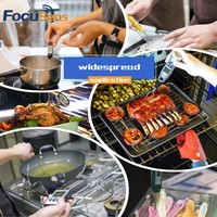 Thermomètre à viande de four certifié OEM PAH Focusens ODM PT1000 BBQ capteur de sonde de température de cuisson des aliments pour cuisinières gril