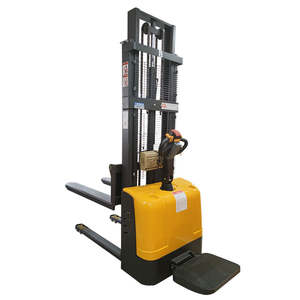 Usine directement 500kg 1000kg chariot élévateur auto-élévateur gerbeur électrique petit chariot élévateur portable gerbeur de palettes auto-chargement - Product Image 1