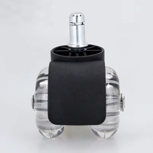 Ruedas Universales de 11 mm para Silla de Oficina, Ruedas Giratorias de Poliuretano y Goma, Rodamiento Silencioso para Silla de Juegos de Computadora - Product Image 2