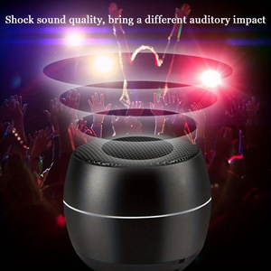 Speaker SENXIN S3 nirkabel Mini logam aluminium, pengeras suara keras TWS HiFi logam portabel, pemutar kartu TF - Product Image 2