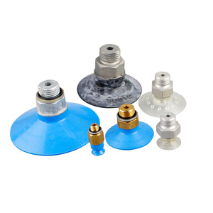 Almohadilla de Succión de Vacío de Silicona Integrada con Puerto Roscado Flexible Resistente a Altas Temperaturas, Diseño de Entrada Roscada de una Sola Pieza - Product Image 1