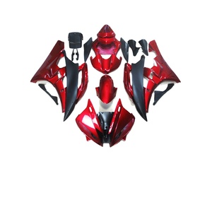 Carenados Pintados en Rojo y Negro para YAMAHA YZF-600 <span class=keywords><strong>R6</strong></span> 2006 <span class=keywords><strong>2007</strong></span>, Inyección de Plástico ABS - Product Image 1
