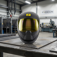 Nouveau casque de soudage automatique personnalisé FyeBoon avec construction en fibre de verre, haute sécurité, garantie d'un an