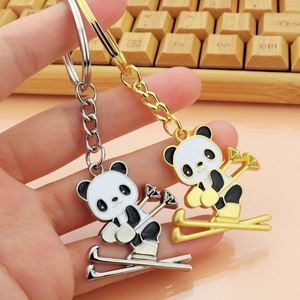 CY Chinese Winter Games the Mascot of China Creative Ski Panda Keychain Sportman Gifts Souvenirs - Product Image 6