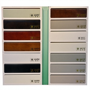 Plinthe en bois massif Pometia Pinnata, profil plat 60 mm, peinture à base d'eau, 28 couleurs - Product Image 5