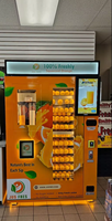 Exprimidor de naranjas, máquina extractora automática de naranjas con múltiples métodos de pago
