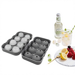 แม่พิมพ์น้ำแข็งซิลิโคนเกรดอาหารขายดีปี 2024 สำหรับทำวิสกี้ รูปทรงกลม 468 ลูก ง่ายต่อการแกะออก - Product Image 1