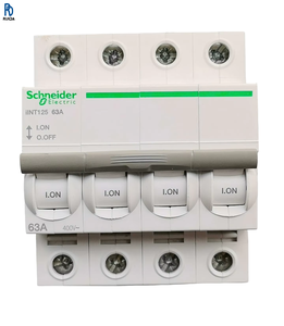 สวิตช์โหลดขนาดเล็ก IINT 125 4P 63A ของแท้ 4 ขั้ว 63 แอมป์ AC 415V ติดตั้งบนราง DIN พร้อมตัวแยกวงจรและตัวบ่งชี้ตำแหน่งหน้าสัมผัสแบบมองเห็นได้ G - Product Image 1