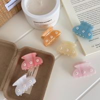 Pince à cheveux mini en acétate multicolore personnalisée UME avec fleurs de marguerite, accessoires de mode pour filles