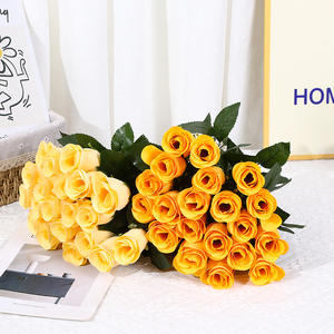 सबसे ज्यादा बिकने वाली उच्च-अंत हस्तनिर्मित कृत्रिम गुलाब गुलदस्ता शादी घर और वैलेंटाइन के दिन सजावट के लिए - Product Image 2