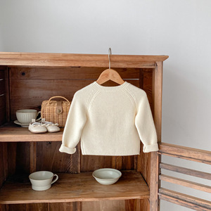 秋女の子キリン象刺繍ニットカーディガンEngepapaコットン幼児ニットコート - Product Image 5